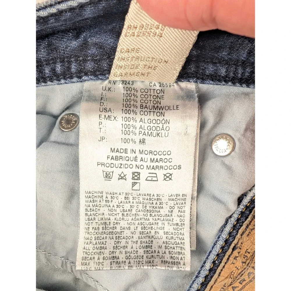 Diesel Viker Jeans Mens W40 L30 Blue Regular Straight Wash 0RM80 Distressed